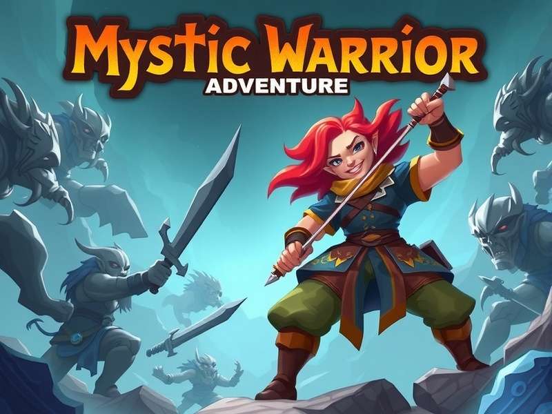 Mystic Warrior Adventure Combat Scene