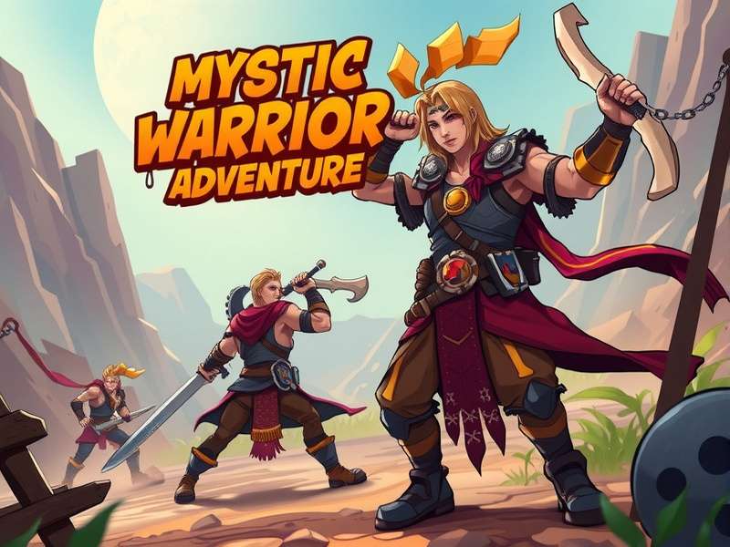 Mystic Warrior Adventure Game Banner